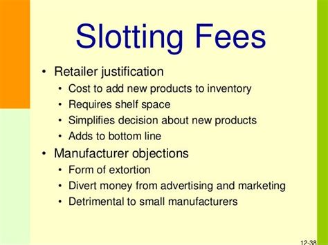 slotting allowances examples